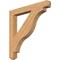 Ekena Millwork Funston Craftsman Smooth Bracket, Western Red Cedar, 5 1/2"W x 48"D x 48"H BKT06X48X48FST04SWR - alternate 1